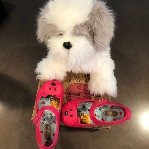 Little girl Pink Mini Melissa Mary Jane PVC shoes